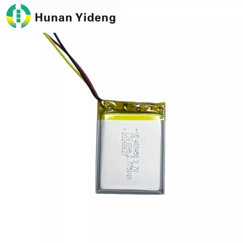 3,7V 750mAh 483447 vysokokapacitní malá lithiová polymerová dobíjecí lipo baterie