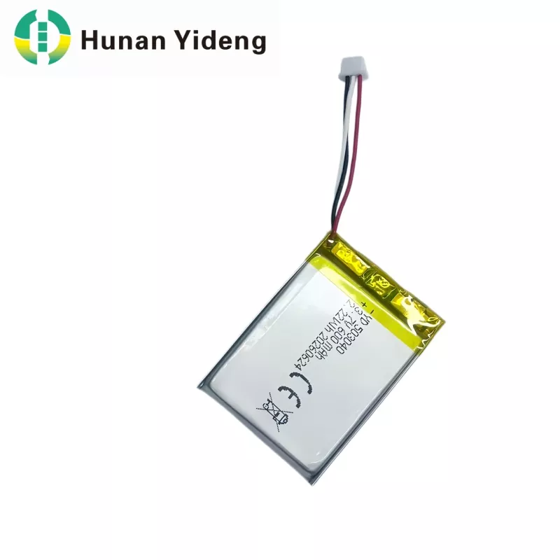 Čtvercová dobíjecí baterie 503040 3,7V 600mAh