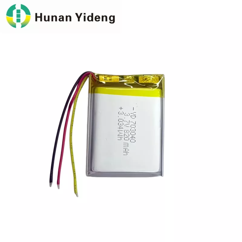 703040 3,7V 820mAh Tiny Prismatic Battery